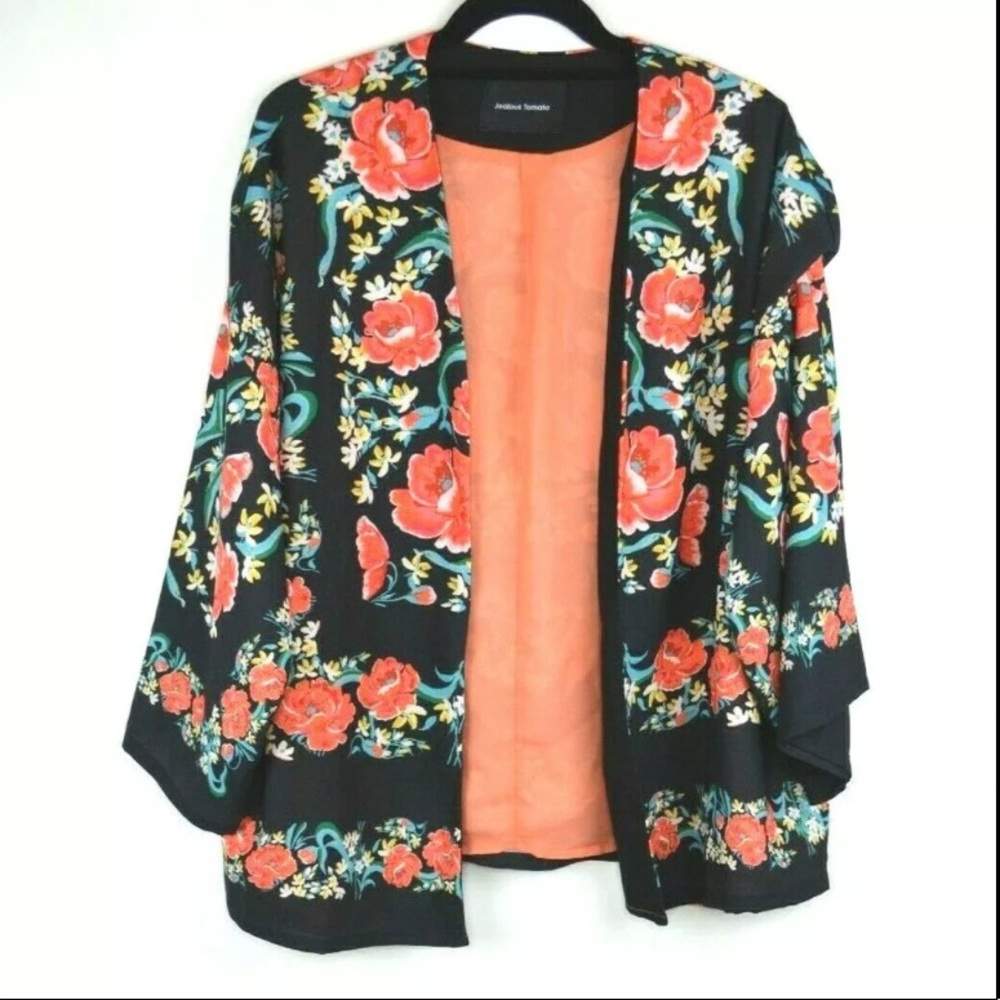 Jealous Tomato Kimono M L Kimono